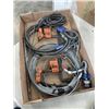Image 6 : LOT OF CABEL LOCKS, CLAMPS, ZIPTIES, ETC, AND BIN OF BOLTS