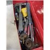 Image 4 : 2 TOOL BOXES AND ASSORTED HAND TOOLS