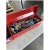 Image 5 : 2 TOOL BOXES AND ASSORTED HAND TOOLS