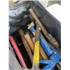Image 4 : HUSKY TOOL BAG OF ASSORTED HAND TOOLS AND PIPE WRENCHES ETC