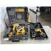 Image 1 : DEWALT DW077 ROTARY LASER LEVEL AND DEWALT DRYWALL SCREW GUN WITH BATTERY AND CHARGER
