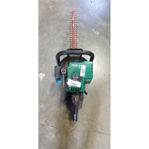 WEEDEATER EXCALIBER 22 INCH GAS HEDGE TRIMMER