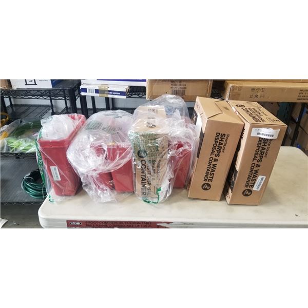 7 SHOP SQUARE SHARPS & WASTE DISPOSAL CONTAINERS