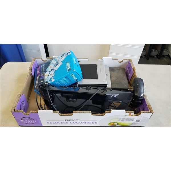 BOX OF ASSORTED ELECTRONICS