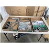 Image 1 : 3 TRAYS OF ASSORTED SCREWS, NAILS, NUTS AND BOLTS, ETC