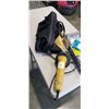 Image 3 : DEWALT 4.5 INCH ANGLE GRINDER AND TRAY OF SHOP TOOLS AND SUPPLY