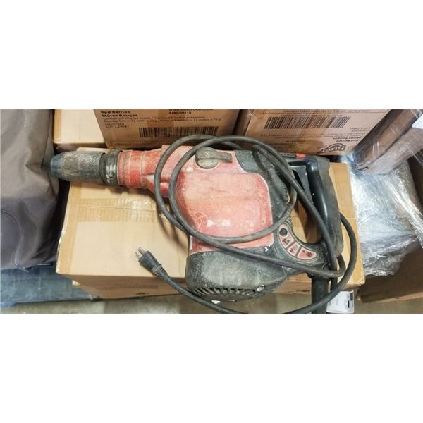 HILTI HAMMER DRILL, WORKING