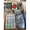 Image 4 : 3 TRAYS OF ASSORTED SCREWS, NAILS, NUTS AND BOLTS, ETC
