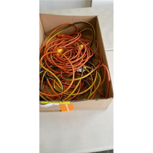 ASSORTED HEAVY DUTY EXTENSION CORDS, ALL WORKING