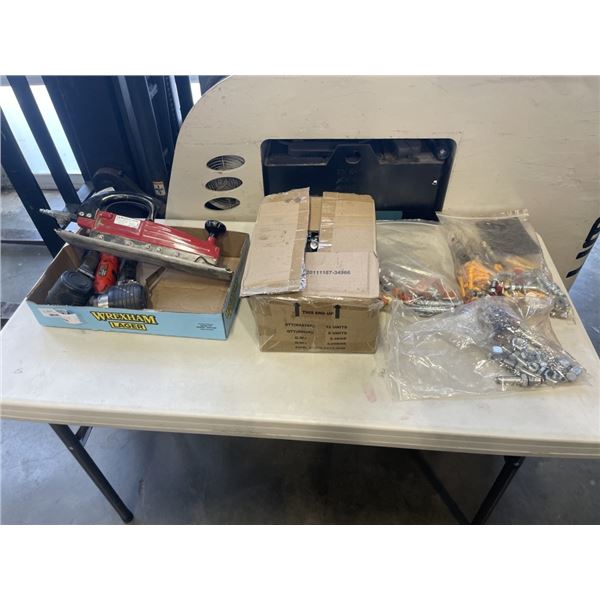 2 BOXES OF TOOLS AND NUTS AND BOLTS