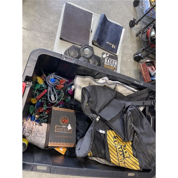 LARGE TOTE OF ESTATE GOODS