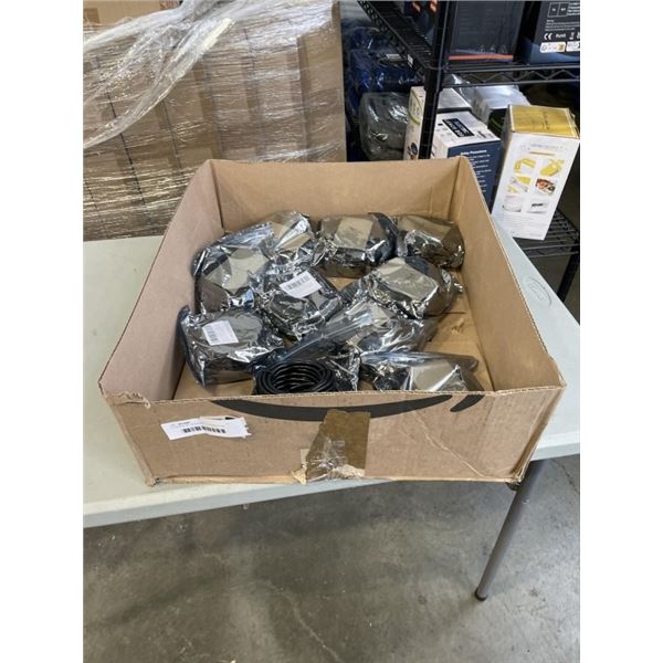 10 PACKS OF 18 GAUGE 3 CONDUCTOR ELECTRICAL WIRE, 32.8 FT BLACK, 18 AWG