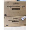 Image 2 : 2 NEW PLUG IN PENDANT LIGHTS