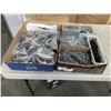 Image 1 : 2 TRAYS OF ASSORTED NEW SCREWS AND NAILS