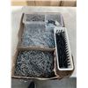 Image 2 : 2 TRAYS OF ASSORTED NEW SCREWS AND NAILS