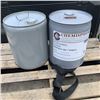 Image 1 : 2 SEALED JUGS OF 5 GALLON MULTIUSE CHEMISPHERE COMMERCIAL WHITE MINERAL OIL 7 WHITE FOOD GRADE LUBRI