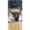 Image 4 : 2 BOXES OF TOOLS AND BOLTS - MOTOR, POWER CORDS, JIGSAW, ETC