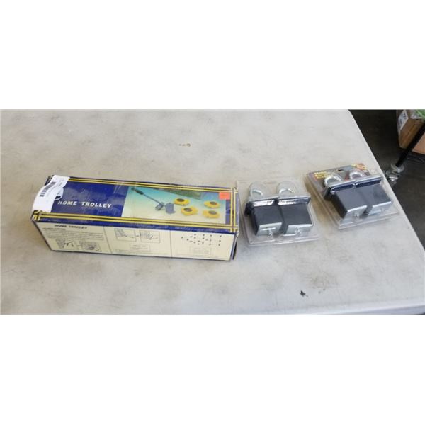 STAKE POCKET ANCHORS AND SHOP TROLLEY