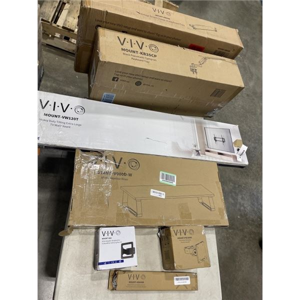 ASSORTED VIVO MOUNTS