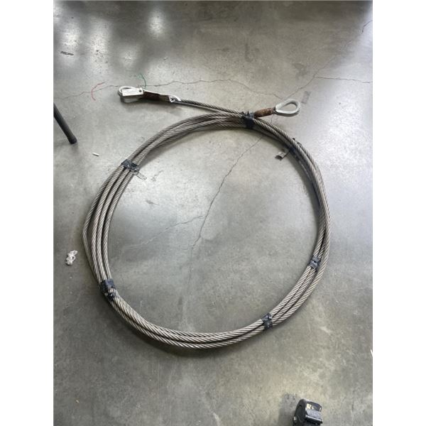 CABEL EYED 5/8" AND APPROX 50FT LONG