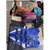 Image 1 : ADULT FLUID LIFE JACKET, 2 COOLERS AND PAIR OF HELMETS