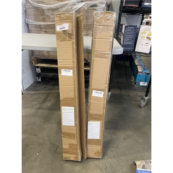 2 NEW SETS OF 3 FT WOODEN STAIR HANDRAILS