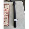 Image 3 : VINTAGE NO PARKING SIGN AND 19" MAGLITE FLASHLIGHT