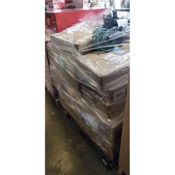 PALLET OF VIVO MOUNTS AND DESK ACCESSORIES