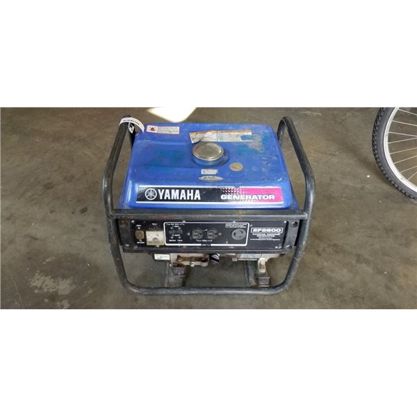YAMAHA GAS GENERATOR - WORKING