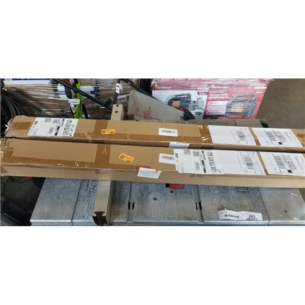 2 NEW REFRZE ROOM DIVIDER TENSION CURTAIN ROD 83-122 INCH