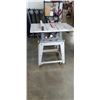 Image 1 : CRAFTSMAN 10 INCH TABLE SAW ON ROLLING STAND, WORKING