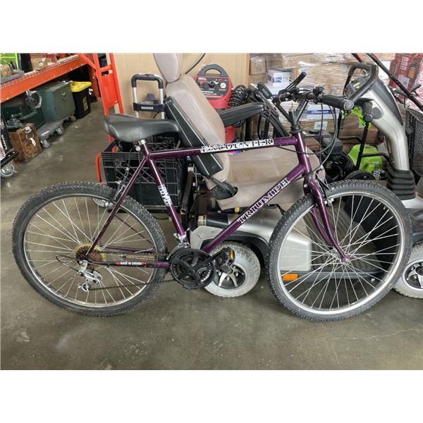 PURPLE TRIUMPH BIKE