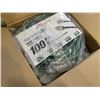 Image 2 : AS NEW 100FT GREEN INDOOR OUTDOOR HEAVY DUTY LIGHTED 3 WIRE GROUNDED EXTENSION CORD 12AWG