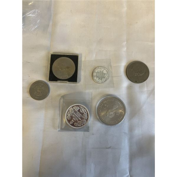 ASSORTED SILVER COINS