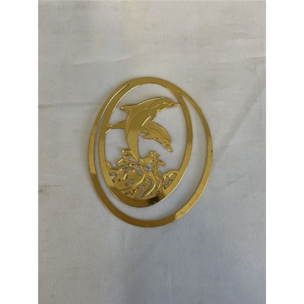 GOLD BOOK MARKER, MARKED LAM HAWAII