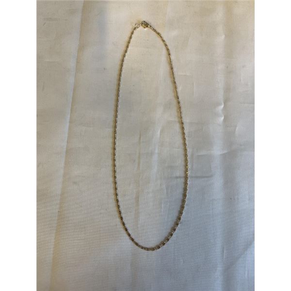 GOLD CHAIN CKOKER NECKLACE