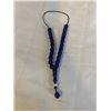 Image 1 : VINTAGE ULTRA BLUE BEADS PRAYER BRACELET