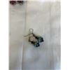 Image 4 : 4 PAIRS OF VINTAGE ART AND MURANO GLASS BEADS EARRINGS