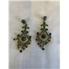 Image 3 : 2 PAIRS OF VINTAGE INDIAN DANGLE EARRINGS