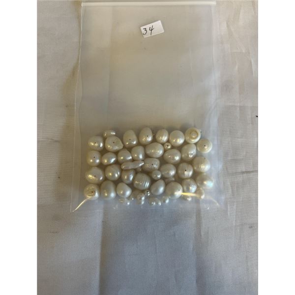 BAG OF GENUINE PEARLS