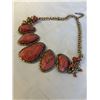 Image 2 : HEAVY VINTAGE STONES NECKLACE