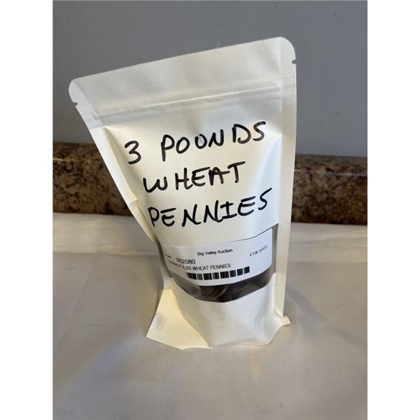 APPROX 3LBS WHEAT PENNIES
