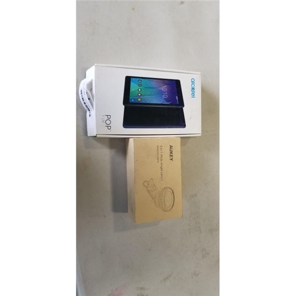 ALCATEL POP 7 TABLET AND 2 IN 1 WIDE ANGLE MACRO LENSE