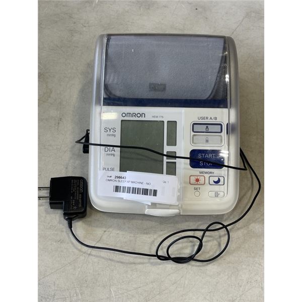 OMRON SLEEP AP MACHINE - NO ACCESSORIES