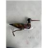 Image 5 : 3 VINTAGE WOODEN DECOYS AND BIRD FIGURE