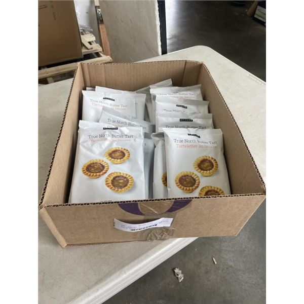 BOX OF SEALED EPICURE BUTTER TART MIX PACKETS