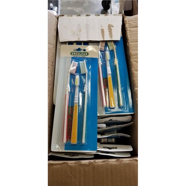 CASE OF NEW TOOTHBRUSH SETS