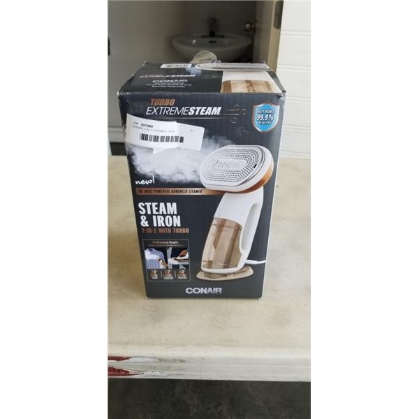 CONAIR 2 IN 1 STEAMER  IRON