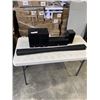 Image 1 : VIZIO SOUND BAR AND 4 YAMAHA SPEAKERS. NO POWER CORD. UNTESTED