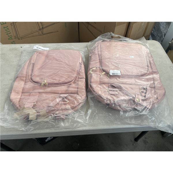 3 NEW PINK BACKPACKS